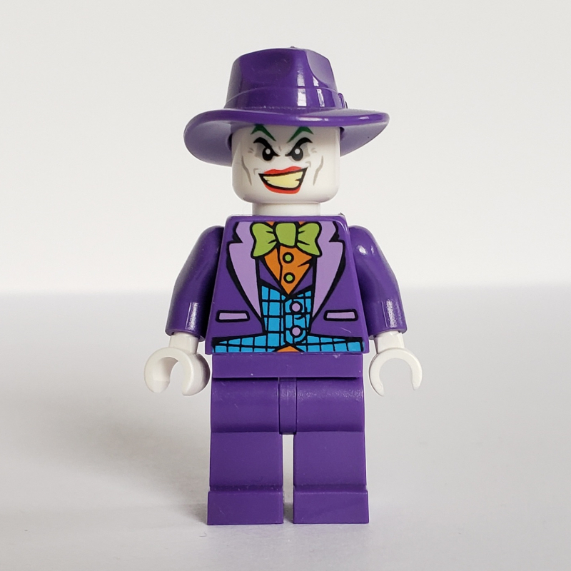 LEGO The Joker with Lime Bow Tie and Wide Brim Dark Purple Hat (fig-005011)
