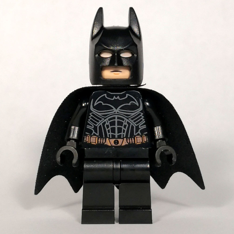 LEGO Batman, Black Suit, Black Cape and Cowl, Copper Utility Belt (56630 Cape)(Dark Knight Trilogy) (fig-005022)