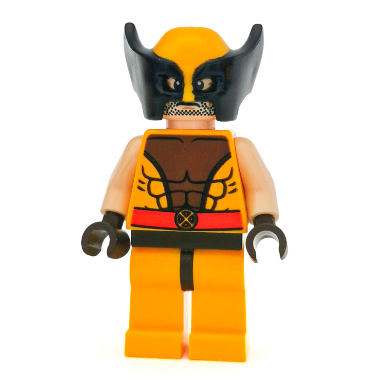 LEGO Wolverine, Mask, Dark Brown Hands (fig-005023)