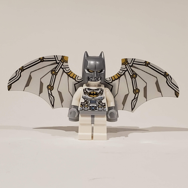 LEGO Batman, White Suit, Silver Cowl, Spacesuit with Wings (fig-005049)