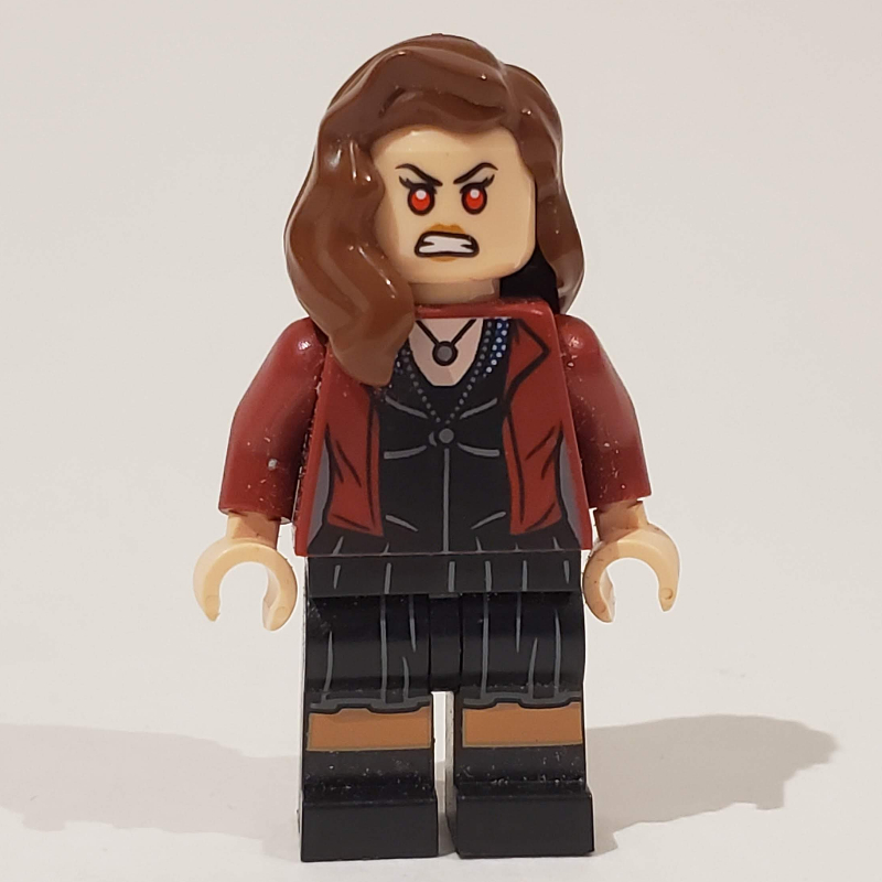 LEGO Scarlet Witch with Dark Red Jacket over Black Dress (fig-005066)