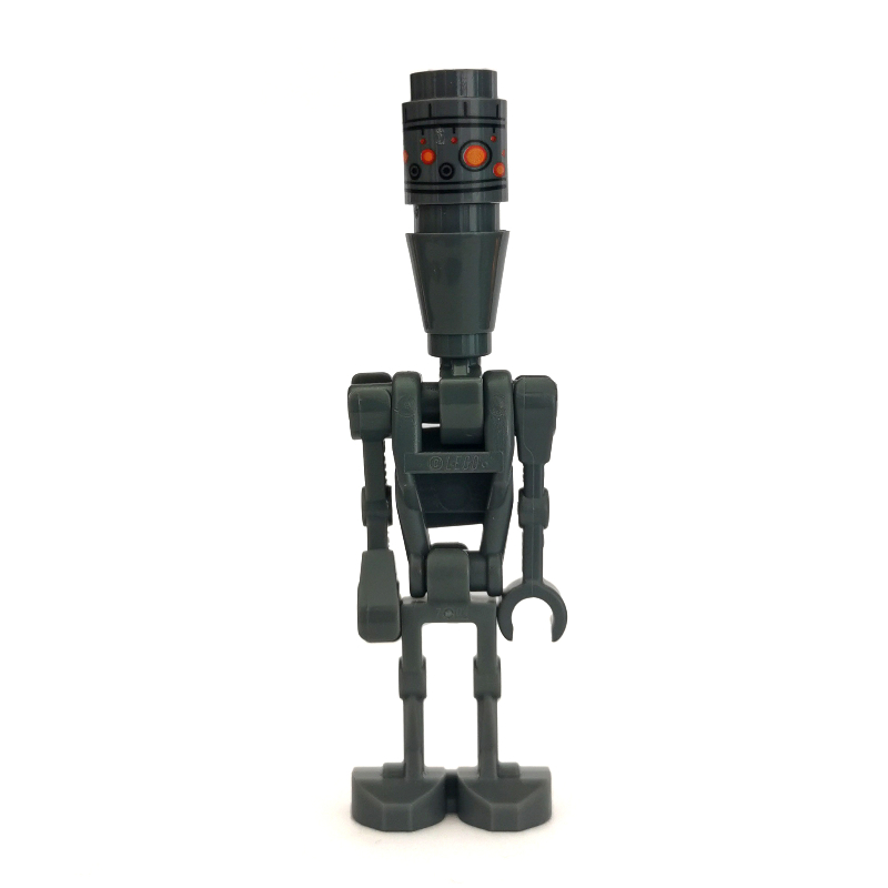 LEGO IG-88, Printed Head, Tile with Clip on Back (fig-005104)