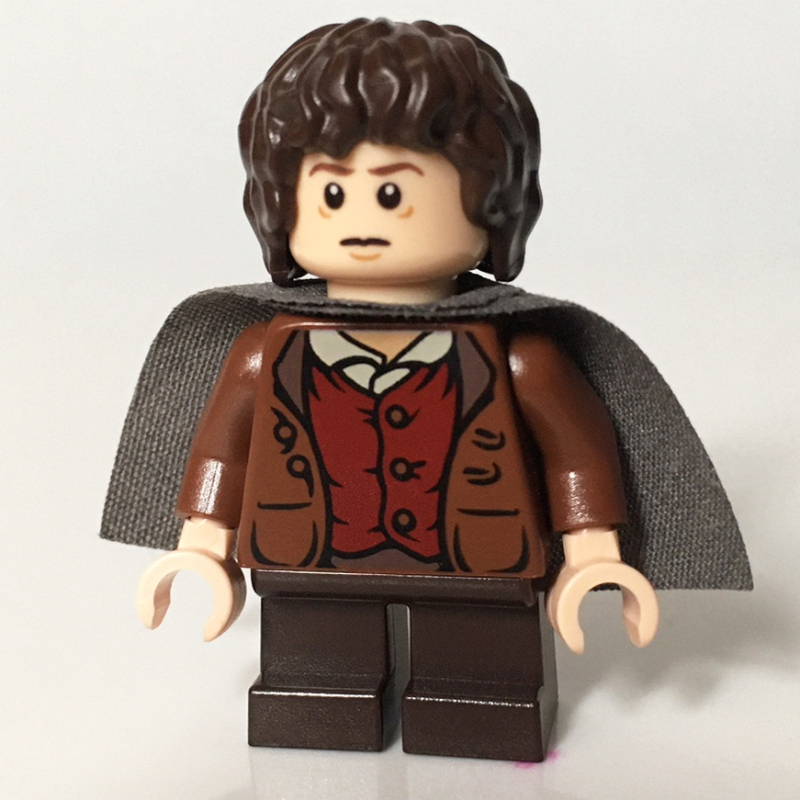LEGO Frodo Baggins - Dark Bluish Gray Cape (fig-005198)