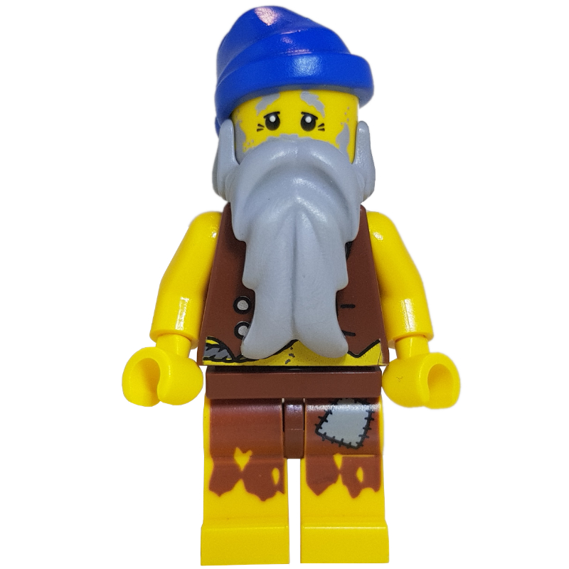 LEGO Pirate - Anchor Tattoo, Castaway, Blue Bandana (fig-005211)