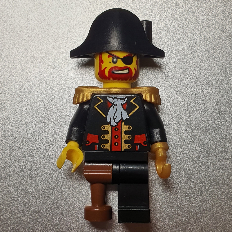 LEGO Pirate - Captain, Pearl Gold Hook, Bicorne (fig-005236)