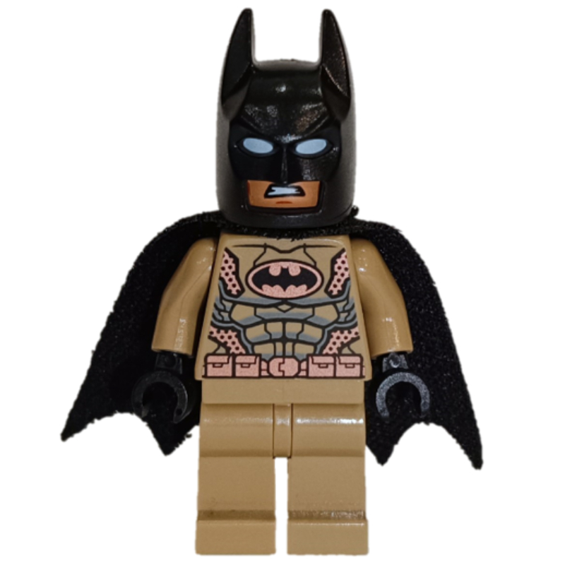 LEGO Batman, Dark Tan Suit, Black Cape and Cowl (Desert Batman) (fig-005261)