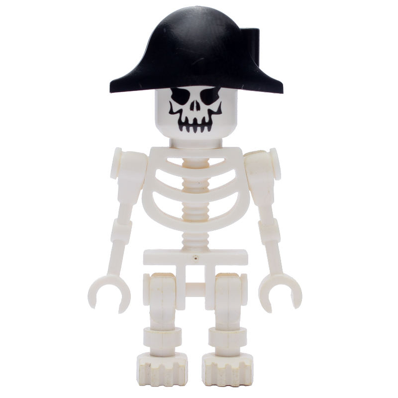 LEGO Skeleton, Evil Face, Bicorne Hat (fig-005283)