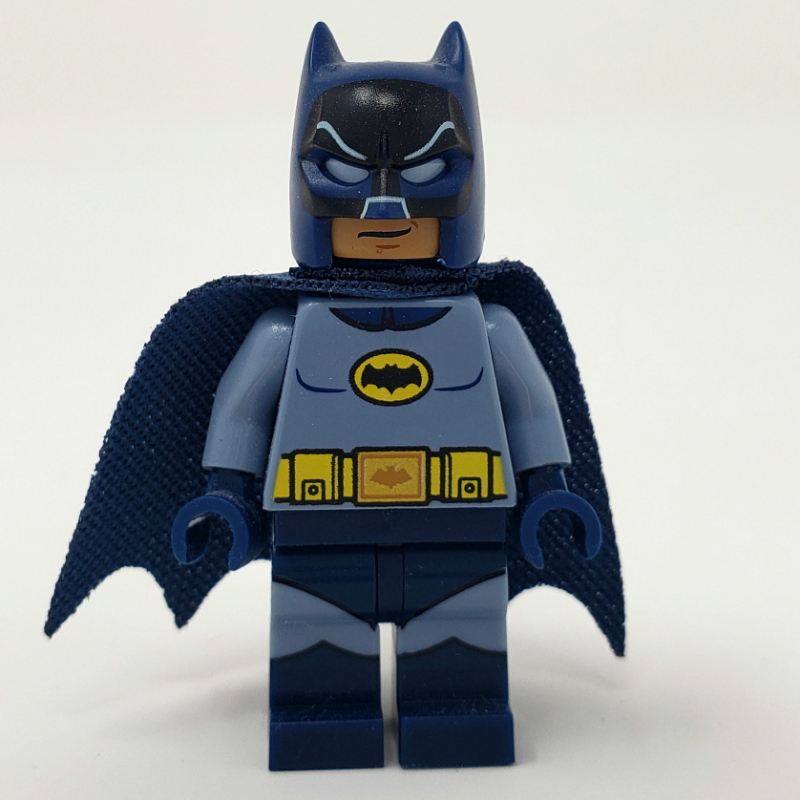 LEGO Batman, Sand Blue Suit, Dark Blue Cape and Cowl (60's TV Series) (fig-005291)