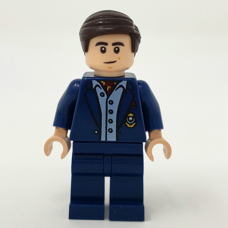 LEGO Bruce Wayne, Dark Blue Suit, Dark Brown Hair (60's TV Series) (fig-005292)
