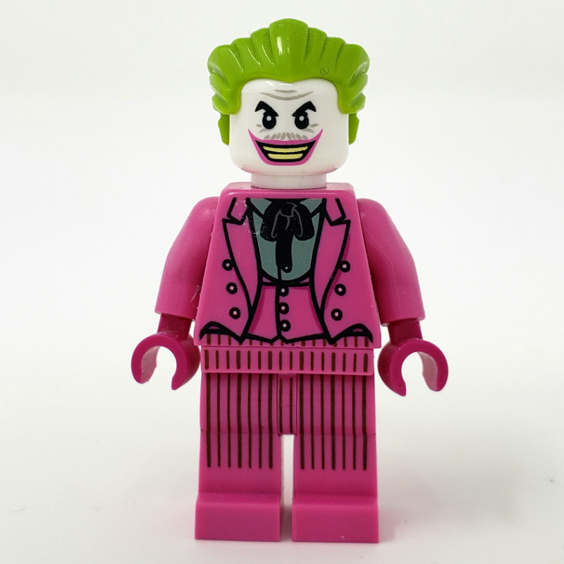 LEGO The Joker in Dark Pink Suit, Magenta Hands (60's TV Series) (fig-005296)