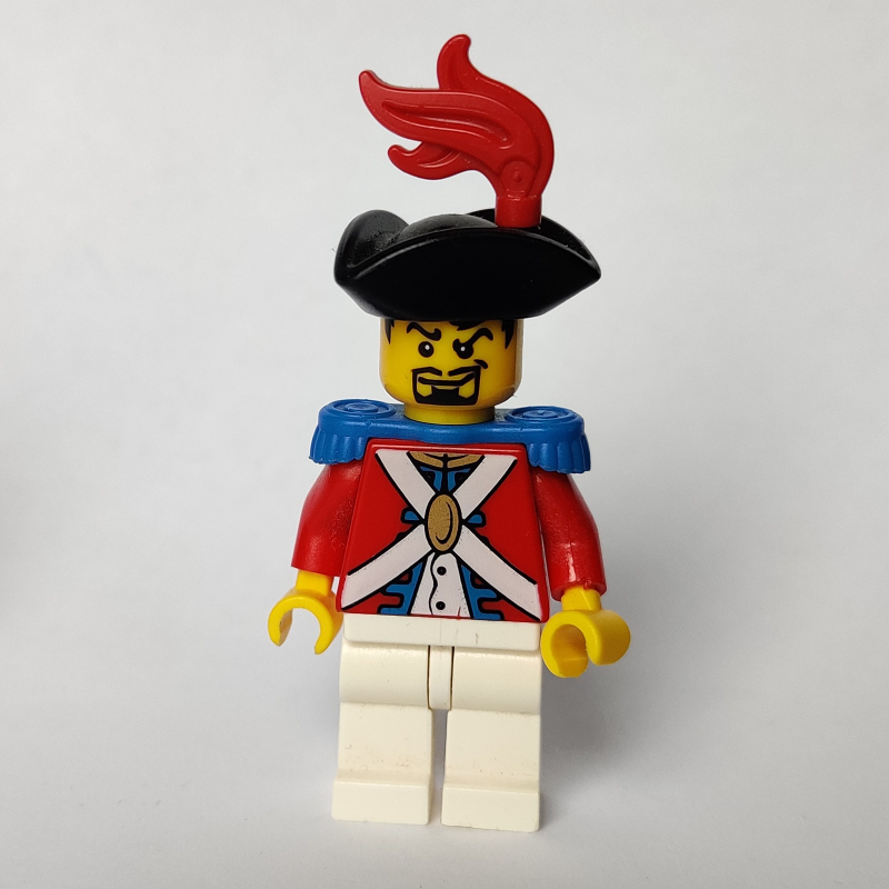 LEGO Soldier (Imperial Soldier II) - Black Beard, Blue Epaulette, Red Plume (fig-005301)