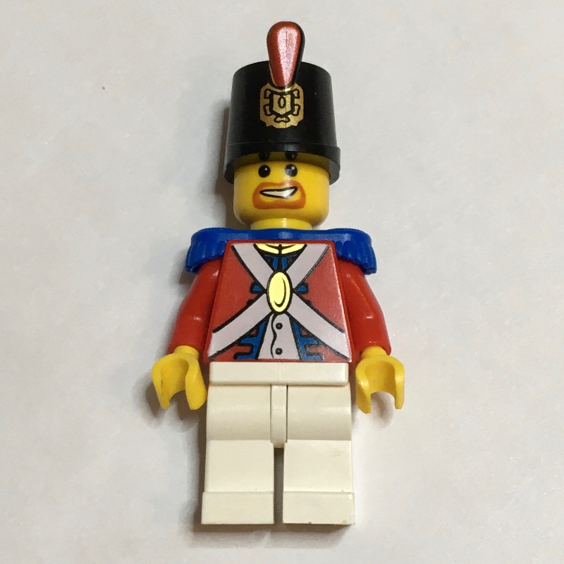 LEGO Soldier (Imperial Soldier II) - Printed Shako, Brown Beard (fig-005323)