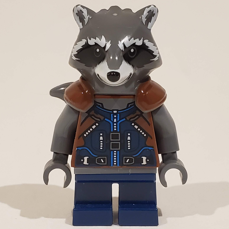 LEGO Rocket Raccoon in Dark Blue Outfit (fig-005340)