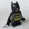 Batman, Dark Bluish Gray Suit, Black Cape and Cowl, Short Legs
