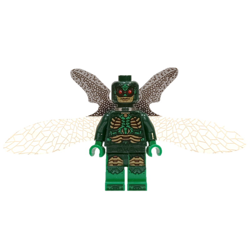 LEGO Parademon in Dark Green Outfit with Open Wings (fig-005403)