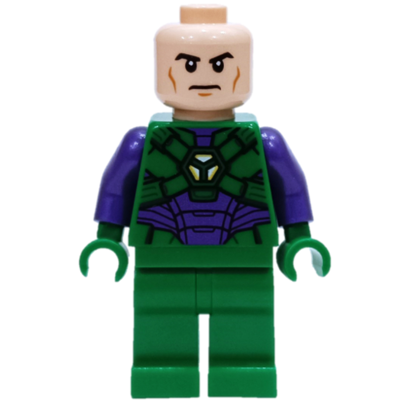 LEGO Lex Luthor in Green and Dark Purple Armor (fig-005408)