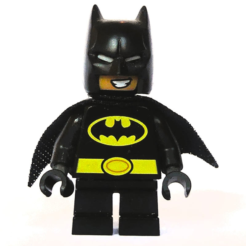 LEGO Batman, Black Suit, Black Cape and Cowl, Short Legs (fig-005420)