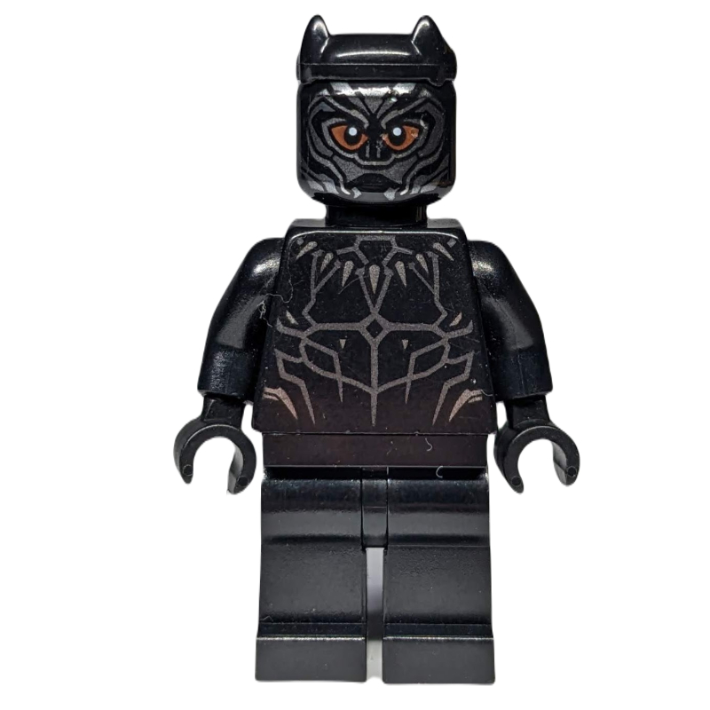 LEGO Black Panther with Reddish Brown Eyes (fig-005434)