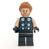 Thor with 6 Silver Circles on Chest and Medium Nougat Hair