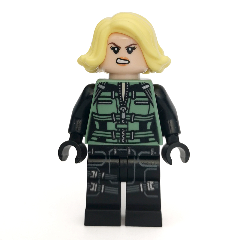 LEGO Black Widow, Bright Light Yellow Hair (fig-005439)