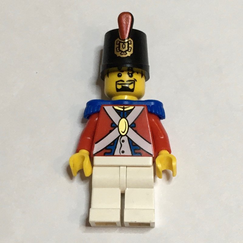 LEGO Soldier (Imperial Soldier II) - Printed Shako, Black Beard (fig-005453)