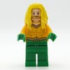 Aquaman, Long Yellow Hair, Green Hands