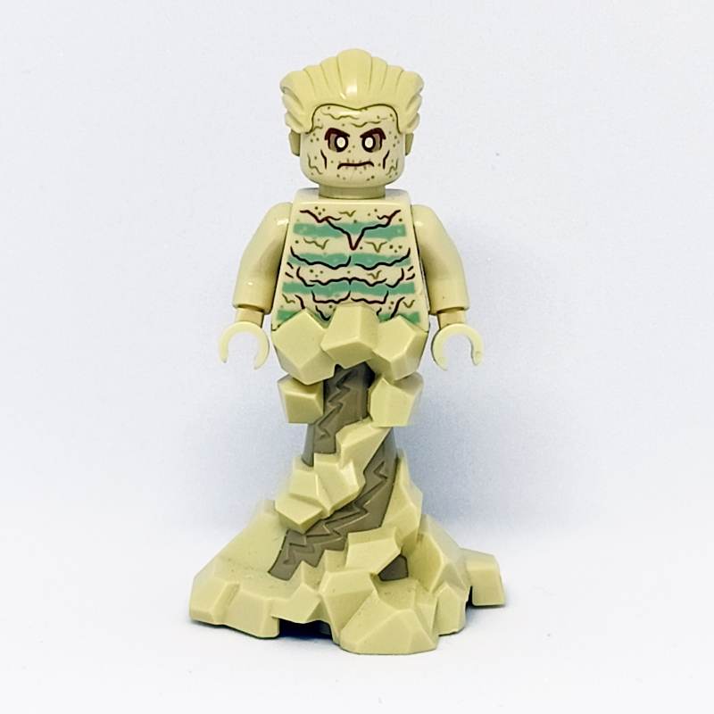 LEGO Sandman, Swirling Dirt Lower Body with Tan Sweater (fig-005494)