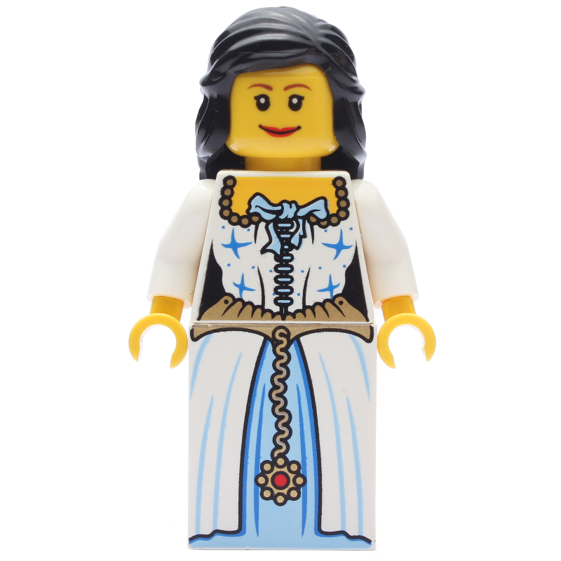 LEGO Maiden - Black Hair, One-sided Head (fig-005517)