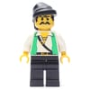 Pirate - Green Vest, Black Legs, Black Bandana