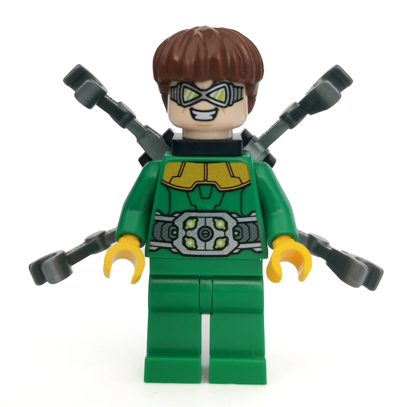 LEGO Dr. Octopus / Doc Ock in Green Outfit with Small Back Arms (fig-005567)