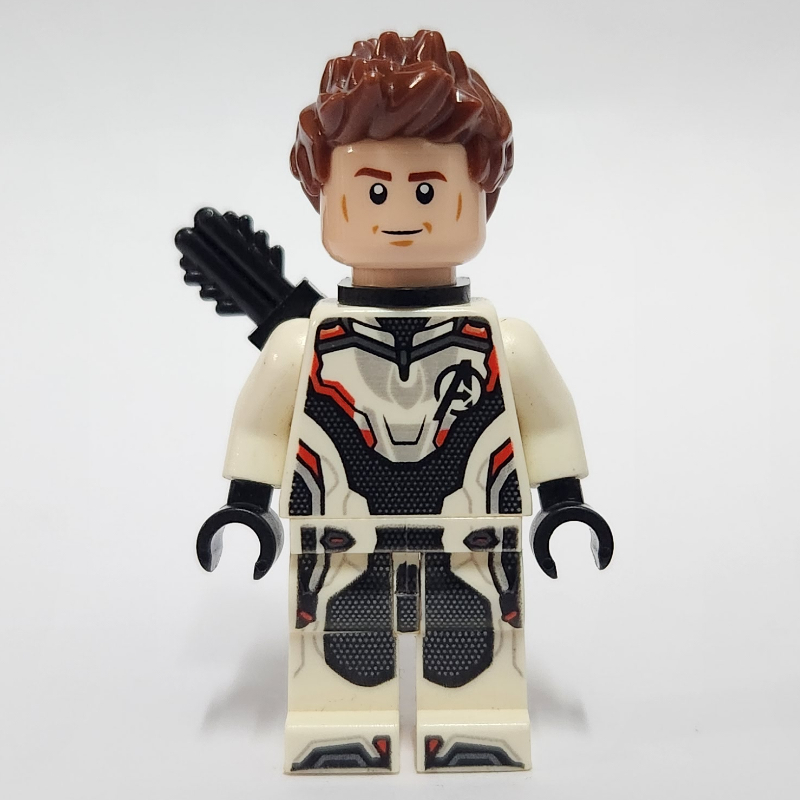 LEGO Hawkeye, White Advanced Tech (Quantum) Suit and Quiver (fig-005587)