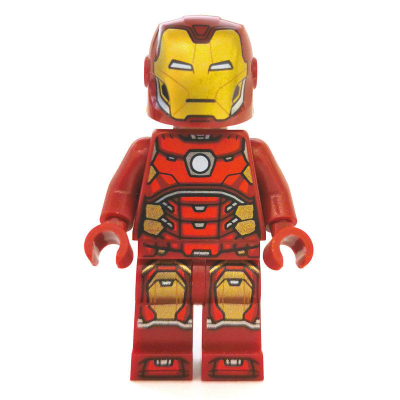 LEGO Iron Man Mark 43 Armor, Visor Printed on Helmet (fig-005593)