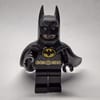 Batman, Black Suit, Black Cape and Cowl (Rubber), White Headband
