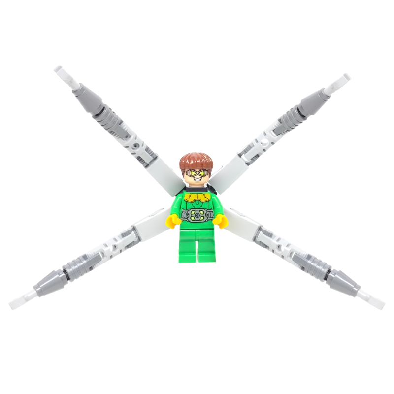 LEGO Dr. Octopus / Doc Ock in Green Outfit with Back Arms with Claws (fig-005600)