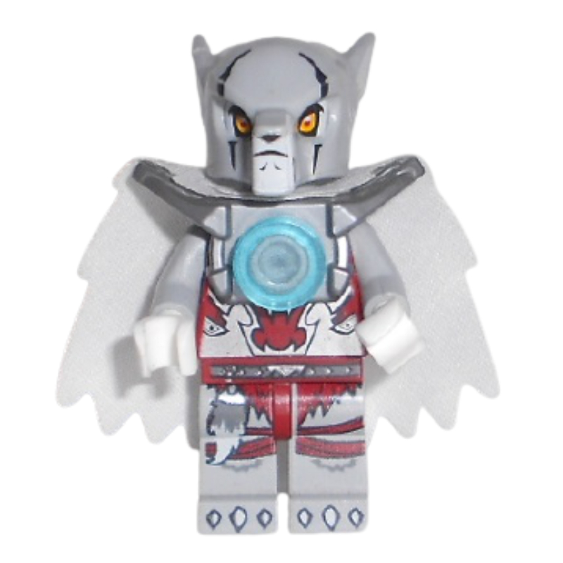 LEGO Worriz with Flat Silver Shoulder Armor, and Cape (fig-005640)