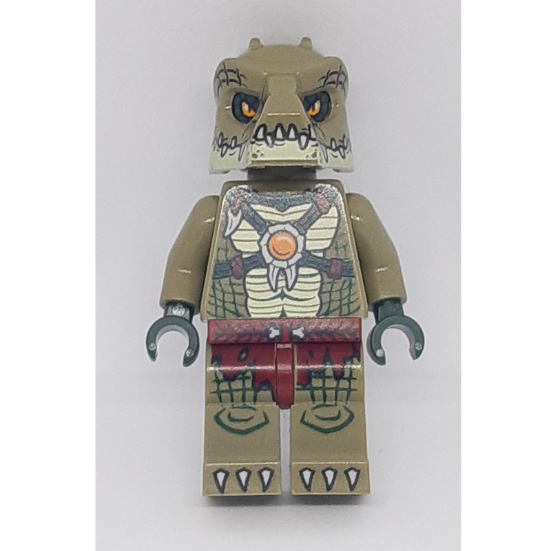 LEGO Crocodile Warrior with Tan Jaw (fig-005726)