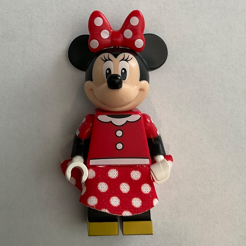 LEGO Minnie Mouse with Red with White Spots Skirt and Bow (fig-005748)