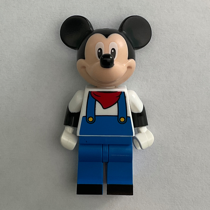LEGO Mickey Mouse in Blue Overalls with Red Bandana (fig-005752)