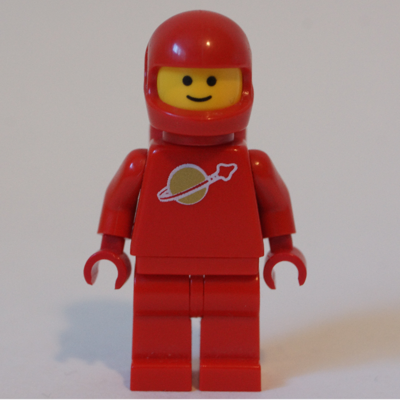 LEGO Classic Spaceman, Red with Airtanks (2446 Helmet) (fig-005780)