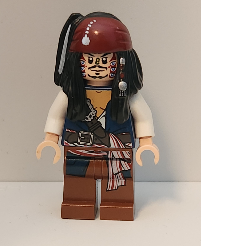LEGO Captain Jack Sparrow with Cannibal Make-up (fig-005792)