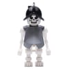Skeleton, Evil Face, Armor and Helmet, Bent Arms