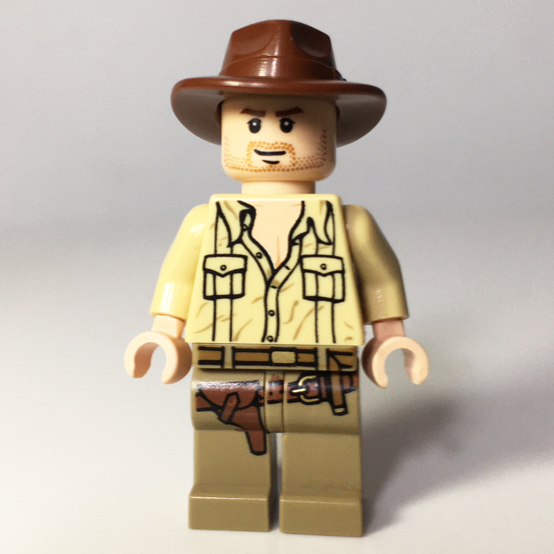 LEGO Indiana Jones in Open Tan Shirt (fig-005839)