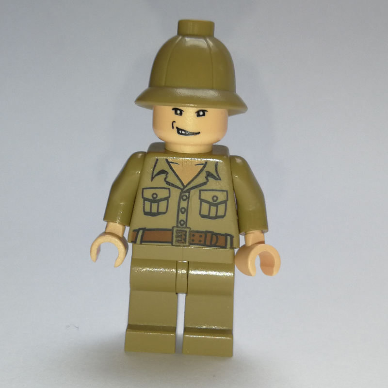 LEGO Rene Belloq, Dark Tan Outfit (fig-005861)