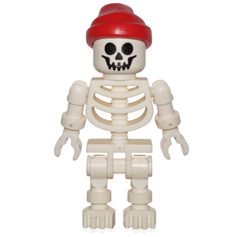 LEGO Skeleton, Standard Face, Red Bandana (fig-005885)
