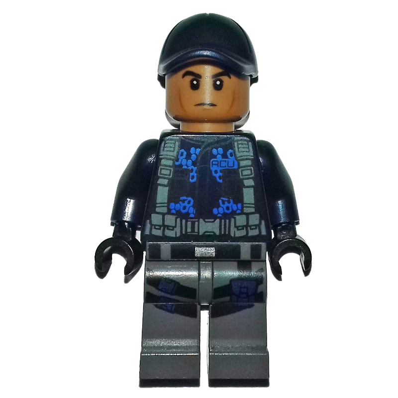LEGO ACU Trooper in Dark Blue Cap (fig-005991)
