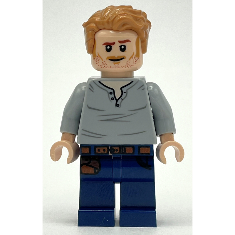 LEGO Owen Grady in Light Bluish Gray Shirt (fig-006021)