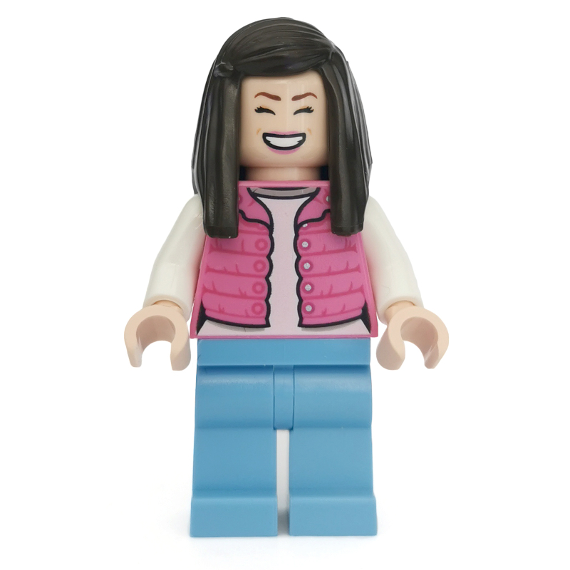 LEGO Park Guest in Dark Pink Vest Jacket (fig-006025)