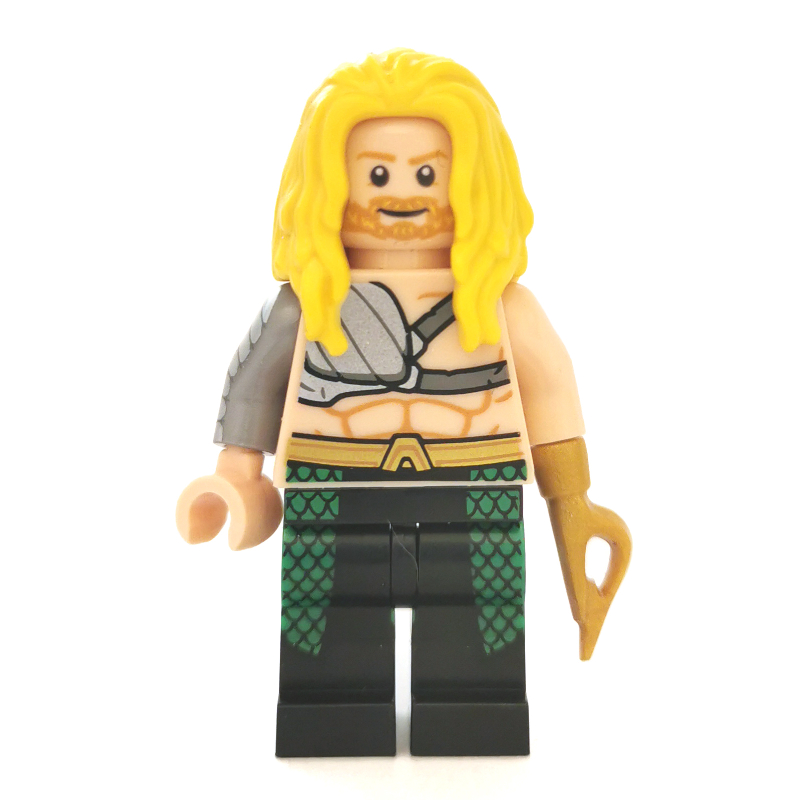 LEGO Aquaman, Long Yellow Hair, Hook Hand (CMF) (fig-006036)
