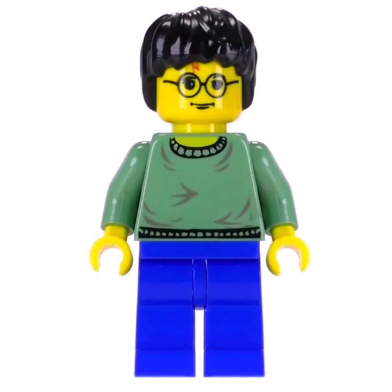 LEGO Harry Potter, Yellow Skin, Sand Green Sweater (fig-006070)