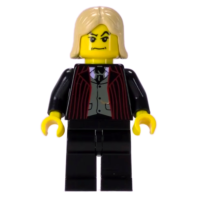 LEGO Lucius Malfoy, Yellow Skin, Black Suit (fig-006071)